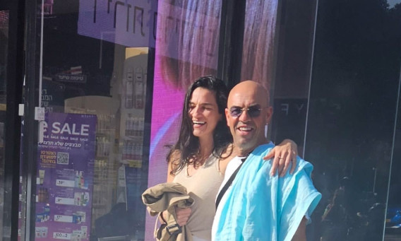 פבלו רוזנברג ובת הזוג ליאן זקס