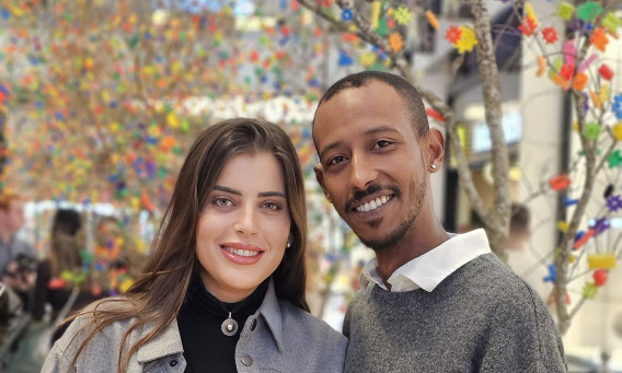 ספיר בורגיל ואברהם אקלום (צילום: טל איז'ק)