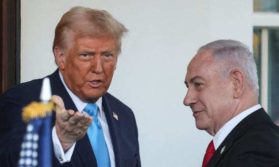 טראמפ ונתניהו בבית הלבן