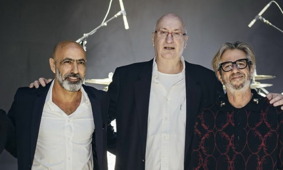 יובל בנאי, נתן חץ ושמעון אבודרהם (צילום: יואב אלון)