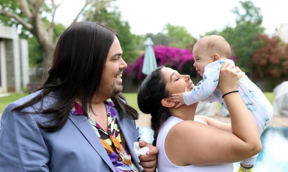 אוראל צברי בצילומי קמפיין ארקיע 