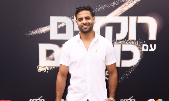 שגיא מוקי באירוע ההשקה של "רוקדים עם כוכבים" (צילום: נדב צור)