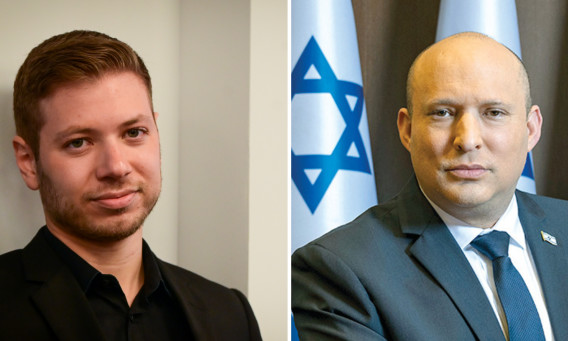 נפתלי בנט, יאיר נתניהו (צילום: פלאש 90,אוליביה פיטוסי, פלאש 90)