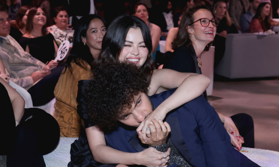 סלינה גומז ובני בלנקו (צילום:  Amy Sussman/Getty Images)