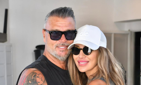 איציק זוהר ובת זוגו יפעת (צילום: פרטי)