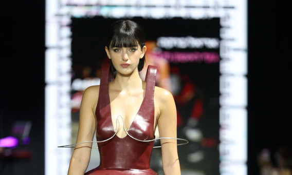 אריאל ברקה בתצוגת האופנה של שנקר