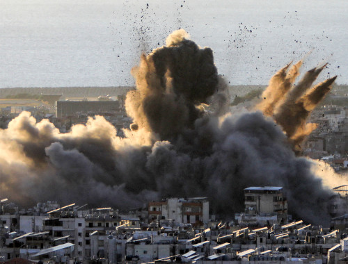 תקיפה בלבנון(צילום: AFP via Getty Images)