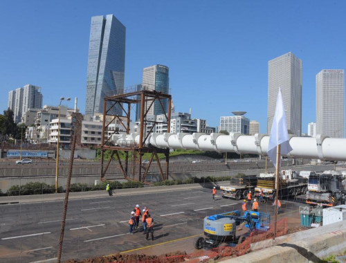 גשר יהודית נתיב באיילון ייסגר למשך שישה שבועות מעריב