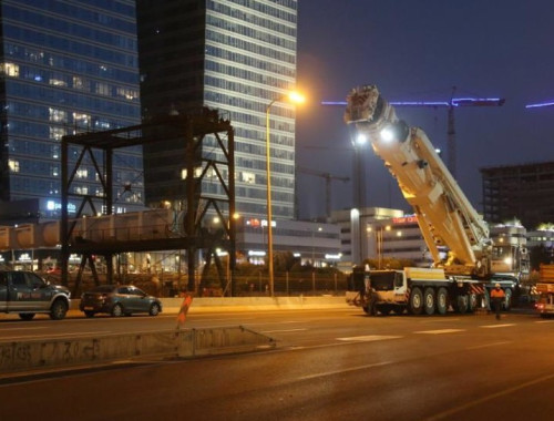 גשר יהודית החסימות בנתיבי איילון בשישי שבת מעריב