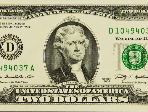 Maybe you have one?  Two dollar bills can sell for $4,500