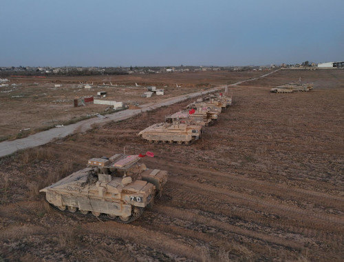 צק"ח גבעתי מתחיל בכיתור בית חאנון(צילום: דובר צהל)