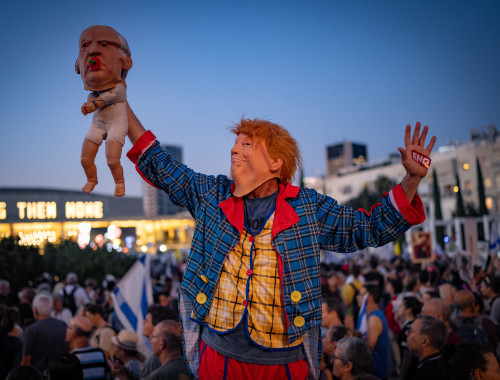 מחאה נגד הממשלה(צילום:  אריק מרמור, פלאש 90)