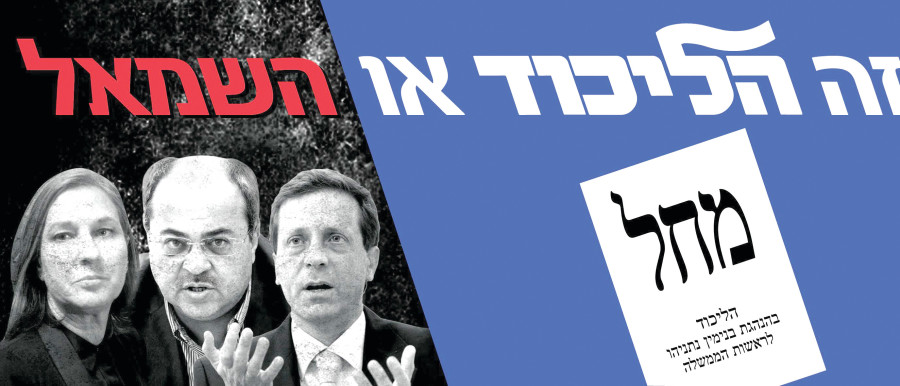 ''זה הליכוד או השמאל''