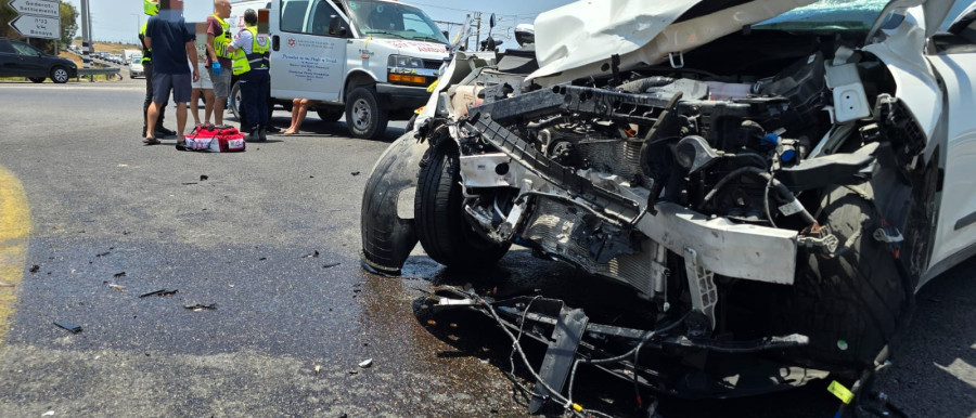 תאונת דרכים בצומת בן זכאי