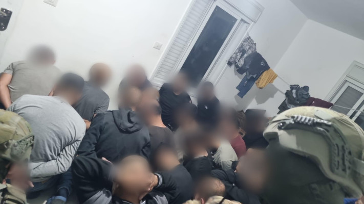 33 שב''חים בדירה במזרח ירושלים 