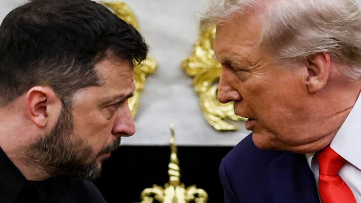 דונלד טראמפ, וולודימיר זלנסקי בבית הלבן