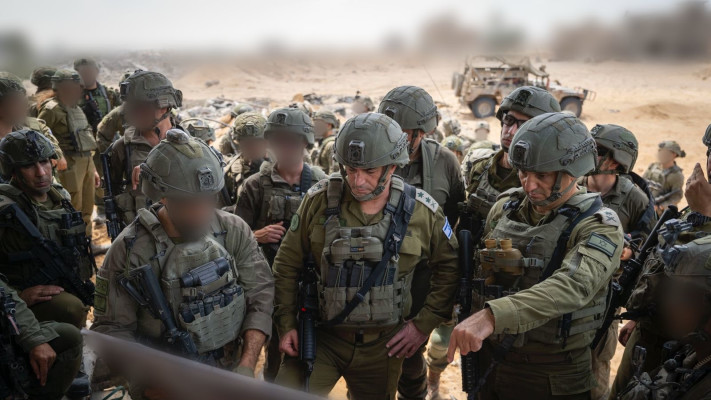 הרמטכ''ל אייל זמיר בסיור בעזה