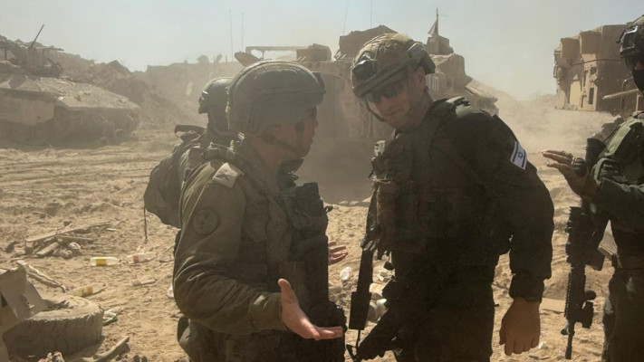 מפקד חיל האוויר תומר בר בעזה (צילום: דובר צה''ל)