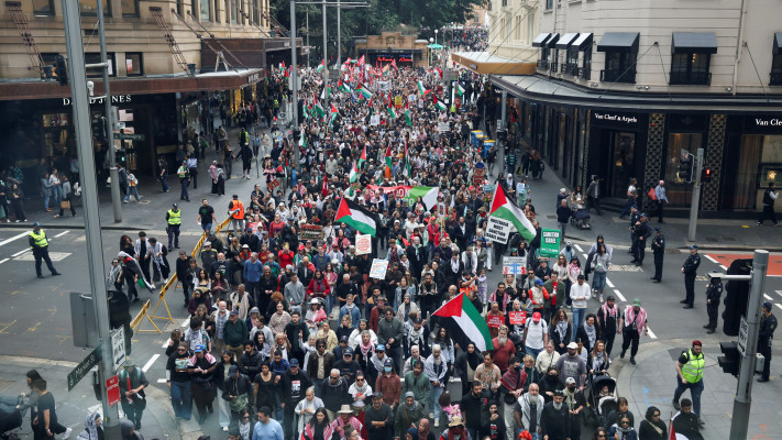 ''יום הזעם'' הפרו-פלסטיני בסידני, אוסטרליה