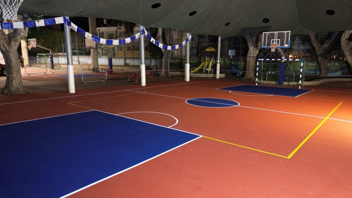 מגרש מחודש בבית הספר ברנר