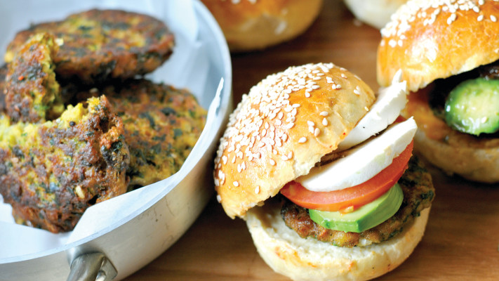 כריך קציצת ירק של פסקל