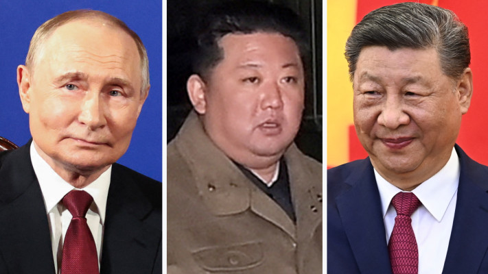 קים ג'ונג און, שי ג'ינפינג, פוטין