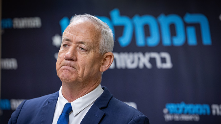 בני גנץ (צילום: נועם ריבקין פנטון, פלאש 90)