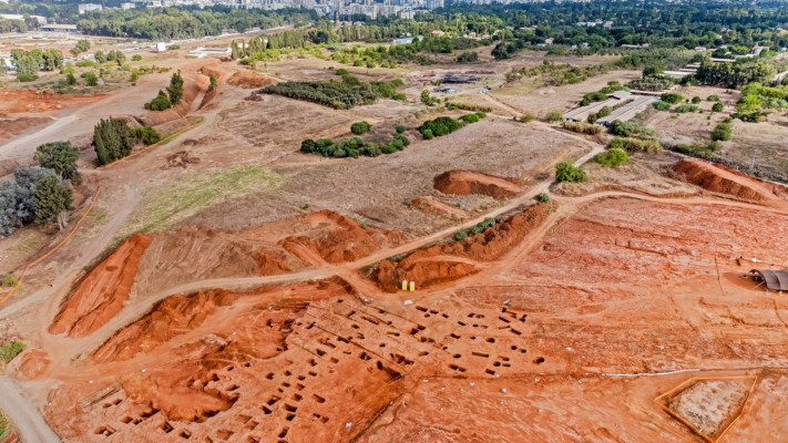 חפירת רשות העתיקות ליד יהוד