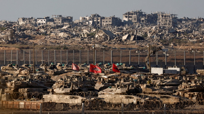 כוחות צה''ל בגבול רצועת עזה