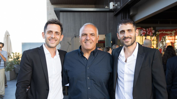 נדב פתאל, היזם חיים גבסו ואסף פתאל (צילום: משה אפנזר)