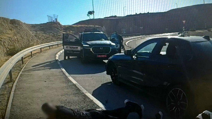 מעצר החשודים בתום המרדף המשטרתי