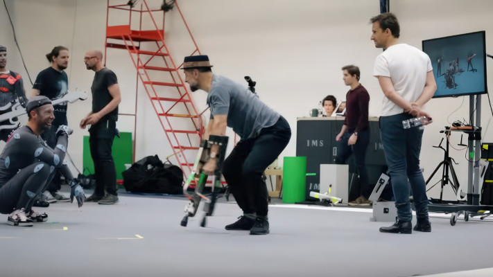 תהליך עשיית הקליפ של קולדפליי (צילום: יוטיוב)