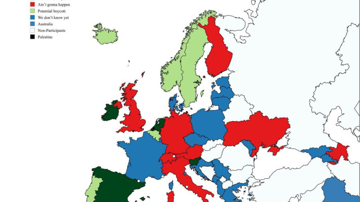 מפת השתתפות באירוויון, אירוויזיון 2026