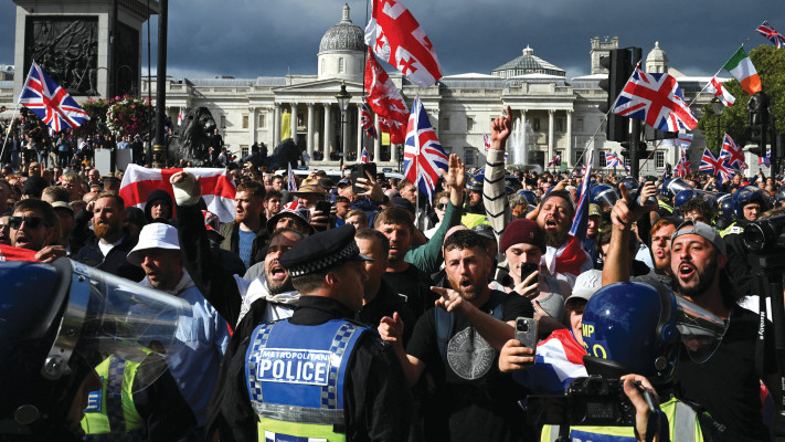 הפגנות בבריטניה