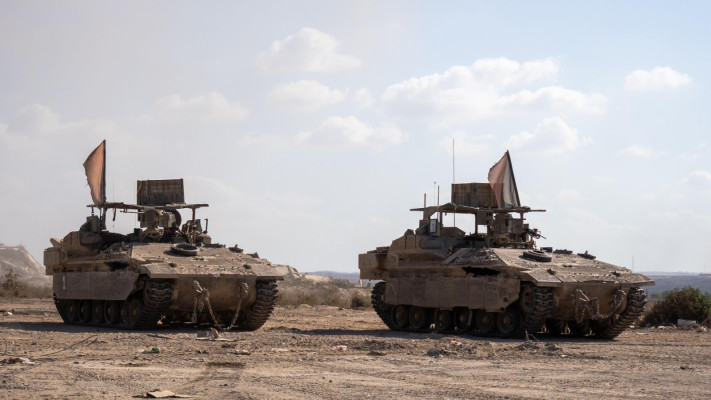 טנקים של צה''ל ברצועת עזה