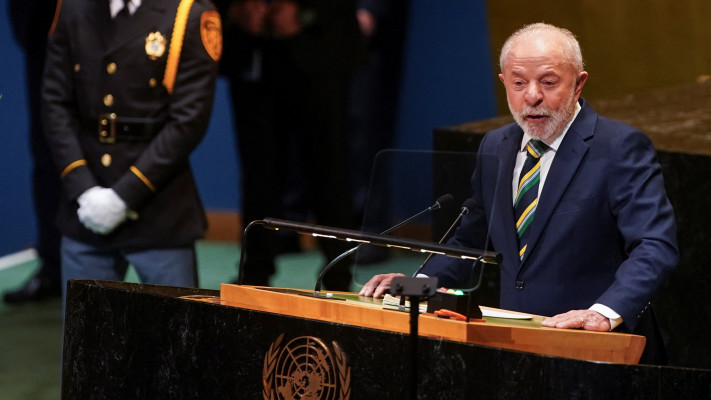 גינה את המלחמה בעזה. נשיא ברזיל לולה דה סילבה