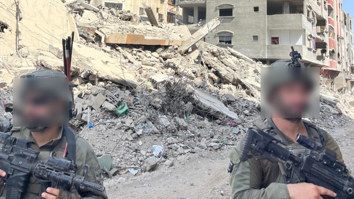 חיילי מילואים ברצועת עזה