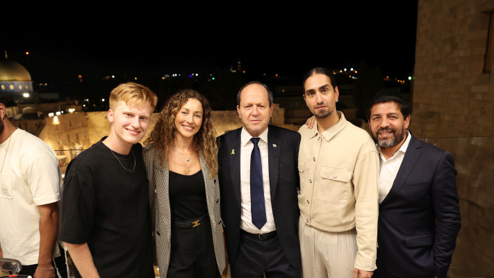 שון בלאיש, ניר ברקת, שירלי בוגנים ואור עמרמי ברוקמן (צילום: אור גפן)