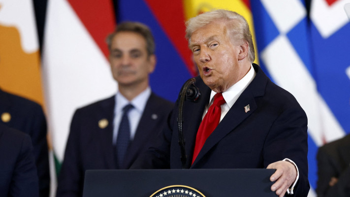 דונלד טראמפ בוועידת השלום במצרים, בשארם א-שייח'