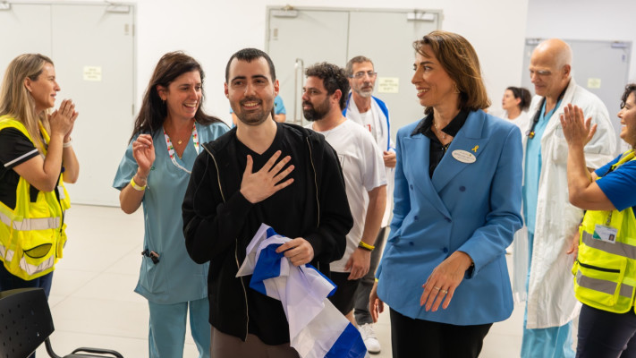 ד''ר לנה קורן וגיא גלבוע דלאל בקליטה במחלקה