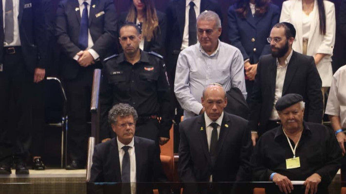 נשיא בית המשפט העליון יצחק עמית בפתיחת מושב הכנסת 25