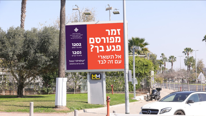 השילוט בשדרות רוקח (צילום: מגה מדיה)