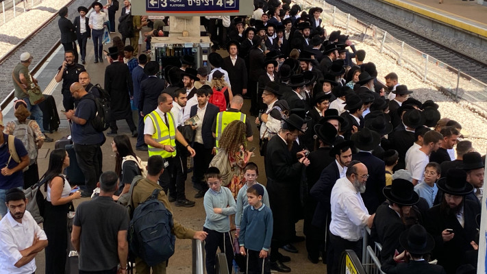 רכבת סבידור מרכז, עצרת המיליון של החרדים