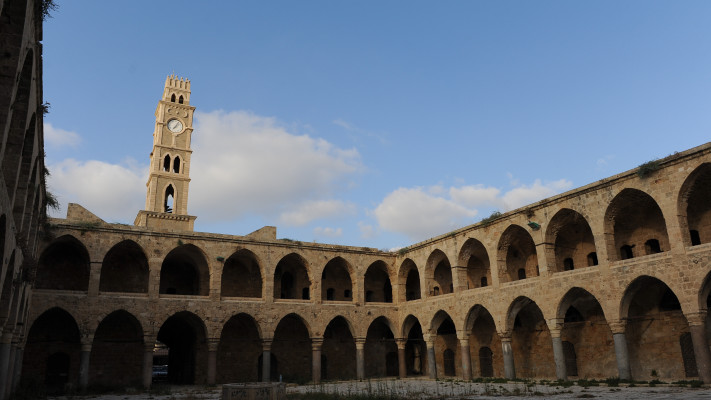 חאן אל עומדאן בעיר העתיקה עכו 