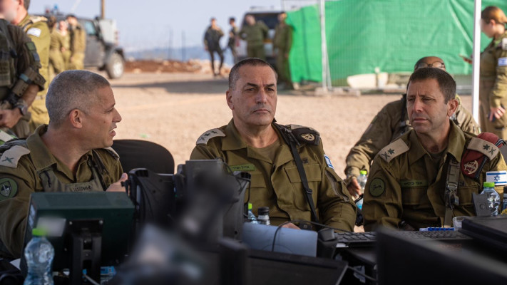 הרמטכ''ל אייל זמיר בתרגיל הדו-אוגדתי של אוגדת יהודה ושומרון