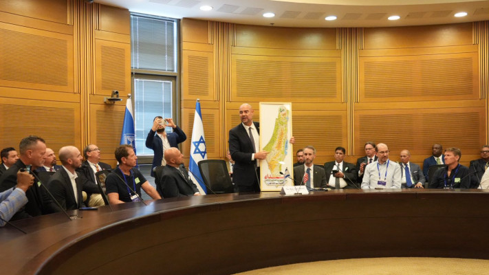 \'\'זו המציאות\'\'. המפה שהציג אמיר אוחנה