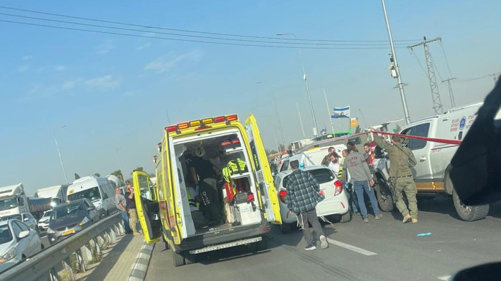 זירת הפיגוע בגוש עציון