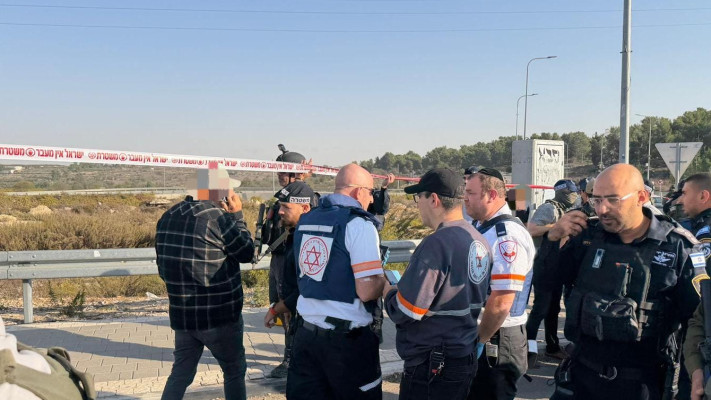 זירת הפיגוע בגוש עציון