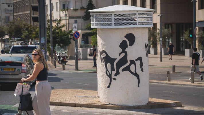 פירי הבזק כקנבסים לאמנים בתל אביב