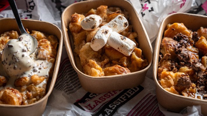 פיצה איקס - ברד פודינג